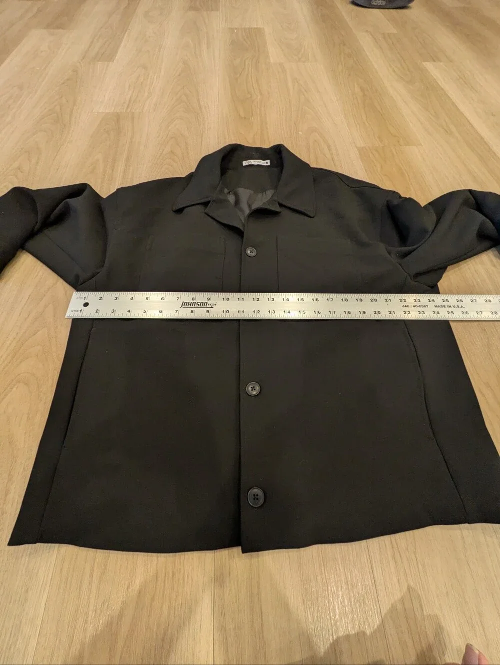 J Crew Black Boxy Jacket Size XL